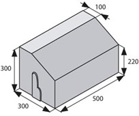 BEST RONDA Přírodní výška 300/220mm